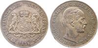 Deutschland Vereinstaler Vereinstaler Reuss Schleiz Jüngere Linie 1858 Kahnt 408 Heinrich LXVII -