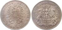 Deutschland 5 Mark 5 Mark Hamburg 1876 J etwas raue Oberfläche -