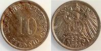 Deutschland 10 Pfennig 10 Pfennig 1890G f. prfr vz/stgl, leicht fleckig -