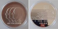 Norwegen 100 Kronen 100 KR 2005 Polierte Platte 925/1000 1 Unze fein -