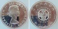 Canada 1 Dollar 1 Dollar Canada Quebec Charlottetown 1964 Polierte Platte Elisabeth II -