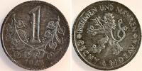 Deutschland 1 Krone 1 Krone 1943 Böhmen und Mähren prägefrisch Cechy i Morawa -