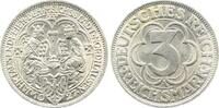 Deutschland 3 Reichsmark 3 Reichsmark Nordhausen 1927 A f.prägefrischr/f.stempelglanz -