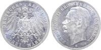 Deutschland 3 Mark 3 Mark Baden 1912 G vz/stgl !J 039 Friedrich II -