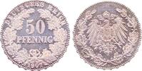 Deutschland 50 Pfennig 50 Pfennig 1901 A Silber Wellenförmig Polierte Platte J15 -