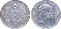 Deutschland 2 Mark 2 Mark auf den Tod Georg von Sachsen 1904 E vz/st J 132 Georg -