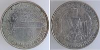 Deutschland 3 Reichsmark 3 Reichsmark Zeppelin 1930A vz/stgl J 342 -