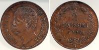 Italien 2 Centesimi 2 Centesimi s. Umberto I 1900 R Italien, schöne Kupferpatina Umberto I -