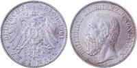 Deutschland 2 Mark 2 Mark Baden 1901 G J 028 vz- selten ! Friedrich I -