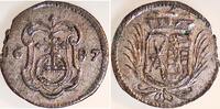 Deutschland 1 Pfennig 1 Pfennig Sachsen 1687 vorzüglich -