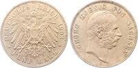 Deutschland 5 Mark 5 Mark Sachsen Georg 1903 E herrlich leichte goldene Patina Georg -