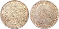 Deutschland 5 Mark 5 Mark Wilhelm Württemberg 1902 F tolle Patina J 176 Wilhelm II -