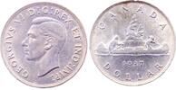 Canada 1 Dollar 1 Dollar Canada 1937 fast vorzüglich almost EF Georg VI -