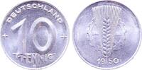 Deutschland 10 Pfennig 10 Pfennig DDR 1950 E bfr unsauberer Rand J1503 -
