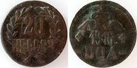 Deutsch Ost Afrika 20 Heller 20 Heller 1916 T DOA Bronze sehr schön/vorzüglich -