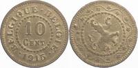 Belgien 10 Cent Belgien 1915 niederländische und franz. Schrift -