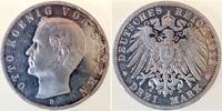 Deutschland 3 Mark Probe 3 Mark Bayern 1912 D Zink Aluminium plattiert Otto -