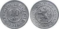 Belgien 10 Cent 10 Cent 1916 Belgien niederländische und franz. Schrift -