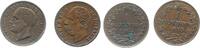Italien 1 Centesimo 2 x 1 Centesimo 1895 und 1904 in vz/stgl, schöne Patina Vittorio und Umberto -