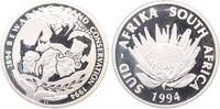 Süd Afrika 1 Rand 1 Rand 1994, Bewaring Conservation Südafrika Polierte Platte -