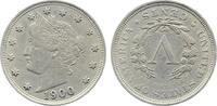 USA 5 US Cents 5 Cent USA 1900 ss/vz Philadelphia -
