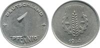 Deutschland 1 Pfennig Fehlprägung 1 Pfennig DDR Jahreszahl unvollständig 194- -