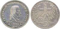 Deutschland 5 Mark 5 Deutsche Mark 1955 F Friedrich SchillerJ 389 -