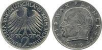 Deutschland 2 DM 2 Mark Max Planck 1969 F J 392 PP Proof -