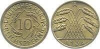 Deutschland 10 Pfennig 10 Reichspfennig 1936 A vz J 317 -