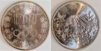Japan 1000 Yen 1000 Yen XVIII. Olympische Sommerspiele Tokyo 1964 (39) Y#80 -