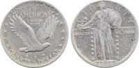 USA 1 Quarter Dollar 25 Cent Quarter Dollar USA 1918 S San Francisco Adler ss/vz -