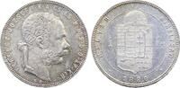 Ungarn 1 Forint 1 Forint 1880 K.B Ungarn TOP, leichte goldene Patina -