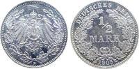 Deutschland 1/2 Mark 1905 1/2 Mark 1905 D vz/st J 016 vorz&uuml;glich/stempel... 17.77 &pound;  +  7.62 &pound; shipping