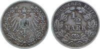 Deutschland 1/2 Mark 1905 1/2 Mark 1905 F ss/vz sehr sch&ouml;n 12.70 &pound;  +  7.62 &pound; shipping