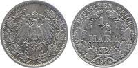 Deutschland 1/2 Mark 1918 1/2 Mark 1918 A vz J 016 vorz&uuml;glich 13.54 &pound;  +  7.62 &pound; shipping