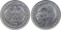 Deutschland 2 Mark 1970 2 DM 1970 D Adenauer bfr J 406 bankfrisch 8.46 &pound;  +  6.77 &pound; shipping