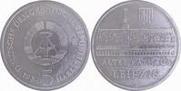Deutschland 5 Mark 5 Mark DDR Altes Rathaus Leipzig 1984A stgl -