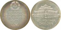Deutschland 10 Mark 10 Mark Semper-Oper 1985A stgl ! J1600 -
