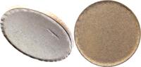 Deutschland 5 DM 5 DM Rohling mit alter Randinschrift, J387 -
