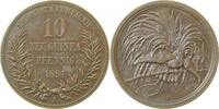 Deutschland 10 Pfennig 10 Pfennig Neu-Guinea 1894 A J N 703 beginnende Patina -