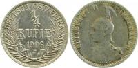 Deutschland 1/4 Rupie 1/4 Rupie Deutsch Ostafrika 1906 J JN 720 -