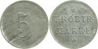 Deutschland 5 Probirmarke Probe Notgeld PROBIRMARKE VS: 5 / RS: Probirmarke Rund -