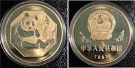 China 1 Yuan 1 Yuan China 1983 Panda, Messing Polierte Platte PP -