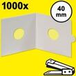 HARTBERGER-Münzrähmchen 40 mm, zum Heften, 1000er-Packung