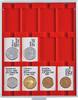   Velourseinlage, hellrot, mit 12 rechteckigen Fächern für REBECK COIN L... 9.54 £  +  24.71 £ shipping