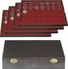   Echtholzkassette CARUS mit 4 Tableaus für 140 Münzkapseln mit Außen-Ø ... 82.79 £  +  56.79 £ shipping