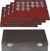   Echtholzkassette CARUS mit 4 Tableaus für 120 Münzkapseln mit Außen-Ø ... 82.79 £  +  56.79 £ shipping