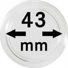  Münzkapseln Innen-Ø 43 mm, 100er-Packung   
