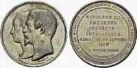 FRANKREICH Silbermedaille 1853. Napoléon III, 1852-1870. div. kl. Rdf. ,... 69.36 £  +  8.67 £ shipping