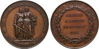 SCHWEIZ Bronzemedaille 1864, (v. Antoine Bovy). Kanton. BU